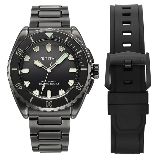 Titan 500m Diver Watch – Limited Edition Titanium Automatic 110071QM01
