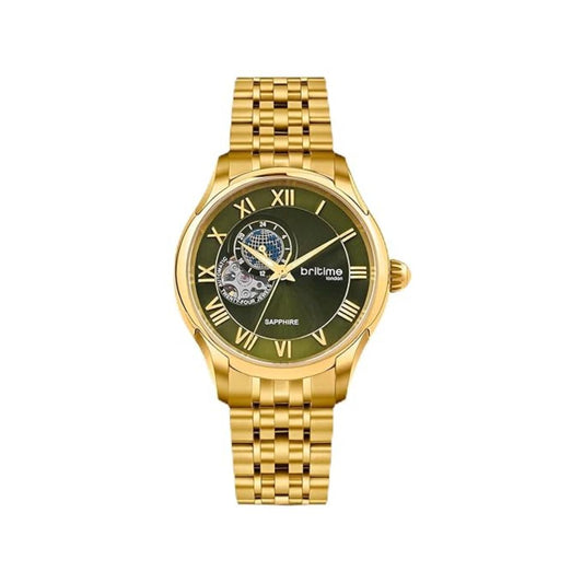 Britime Automatic Green Dial Analog Men's Watch 318-M21402