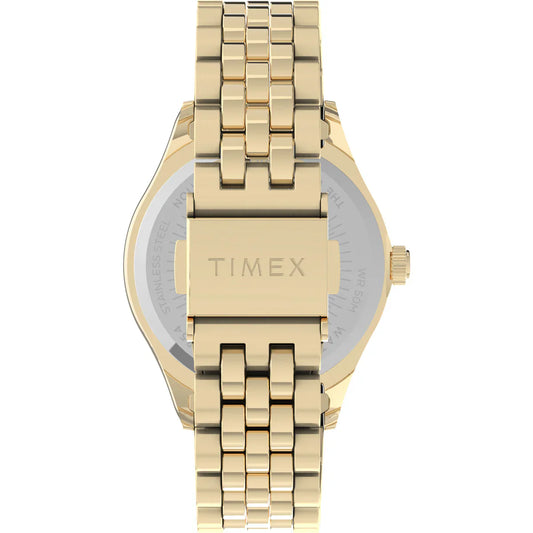 Timex Trend Waterbury Orange Dial Analog Women's Watch - TW2V31800UJ