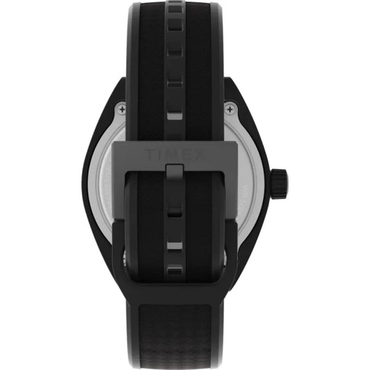 Timex Quartz Black Dial Analog Resin Unisex Watch TW2W42100UJ