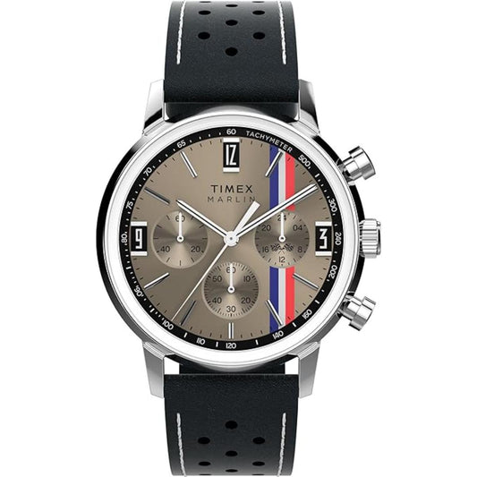 Timex Marlin Tan Round Dial Analog Men's Watch - TW2W98900UJ