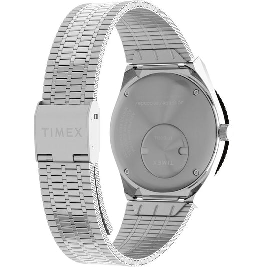 Timex Seconde/Seconde Black Dial Analog Unisex Watch TW2Y48100X6