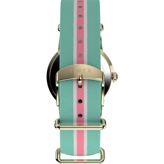 Timex Marlin Round 34mm Green Dial Analog Women's Watch TW2Y49700UJ