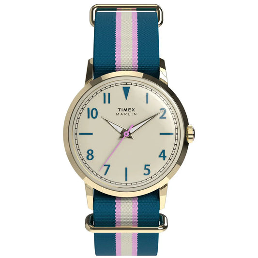Timex Marlin Quartz Beige Dial Analog Women's Watch TW2Y49900UJ