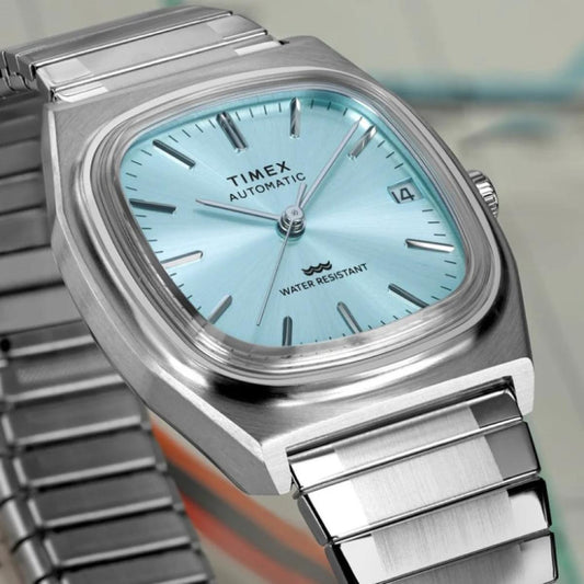 Timex E Line Automatic Blue Dial Men's Watch TW2Y66700IK