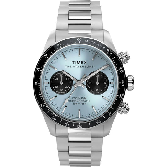 Timex Heritage Blue Dial Analog Chronograph Men's Watch - TW2Y70500UJ