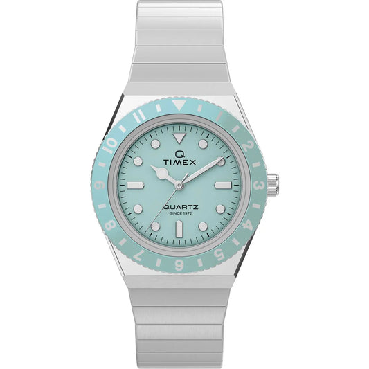 Timex Quartz Q Sport Blue Dial Analog Women's Watch - TW2Y77300UJ