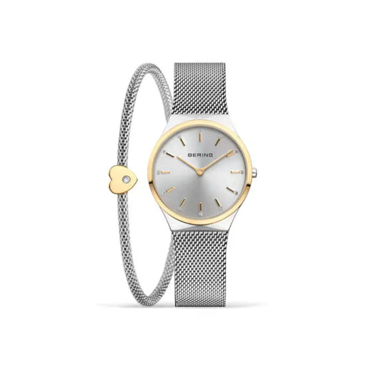 Bering Classic silver Dial Analog Women's Watch With Bracelet 12131-014