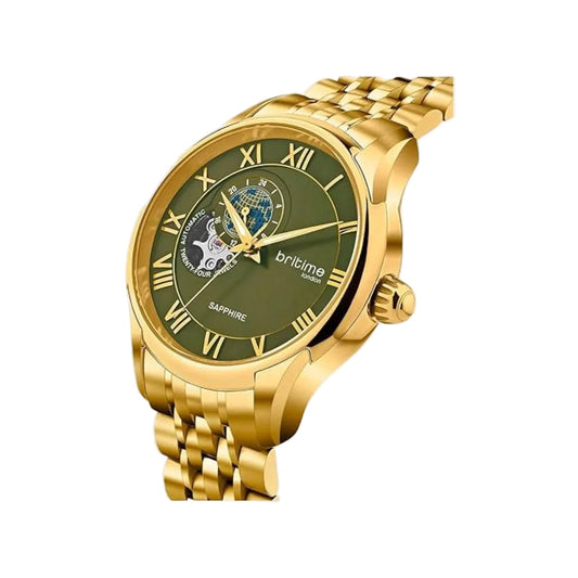 Britime Automatic Green Dial Analog Men's Watch 318-M21402