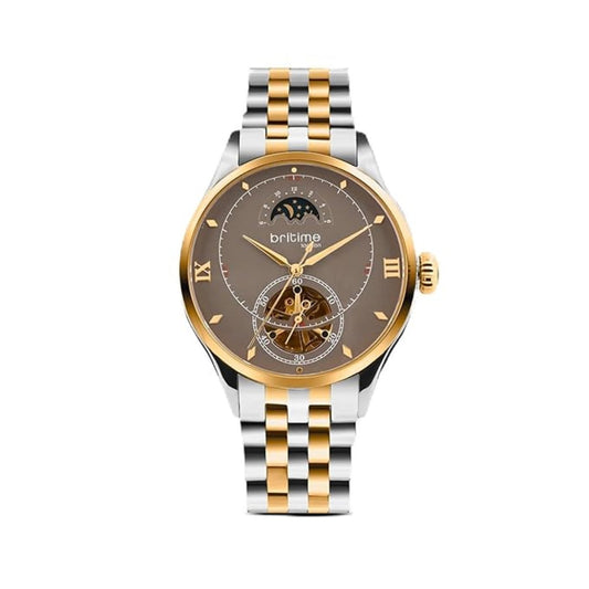 Britime Automatic Brown Dial Analog Watch For Men 479-M31505