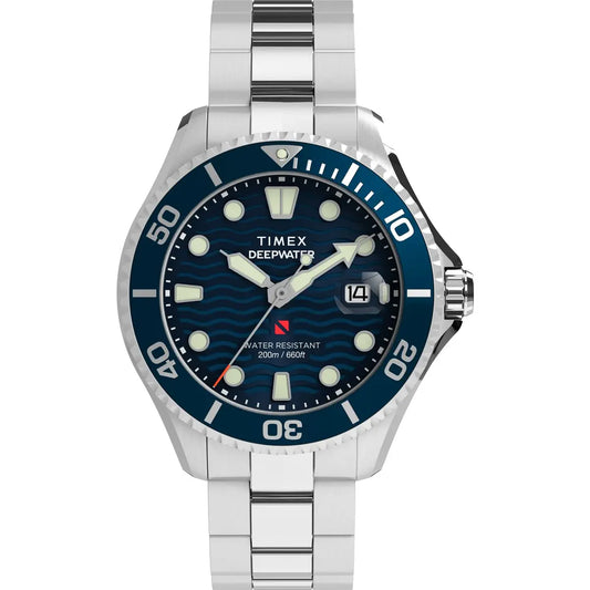 Timex Deep Water Meridian Blue Dial Analog Men's Watch TW2W81900UJ