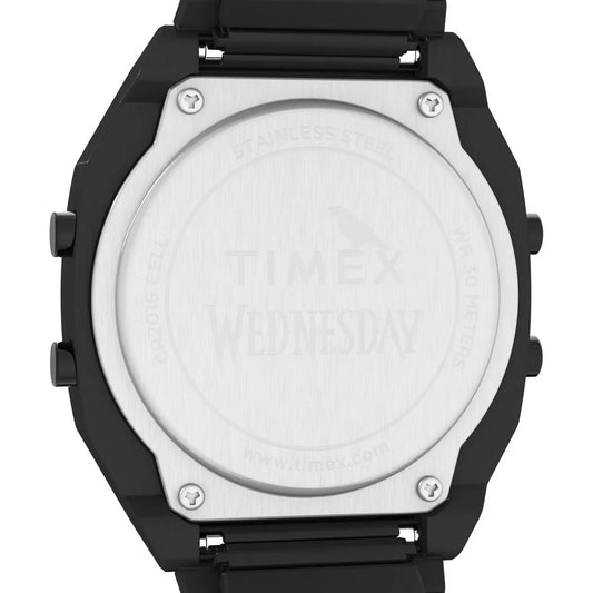 Timex x Wednesday T80 Stainless Steel Men's Watch - TW2Y19500X6