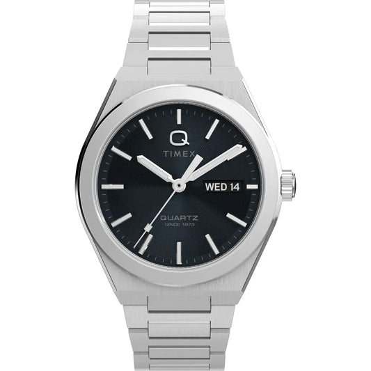 Timex Quartz Black Dial Analog Stainless Steel Men's Watch TW2Y25000UJ