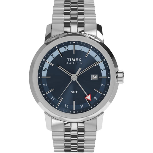 Timex Quartz Blue Dial Analog Stainless Steel Men's Watch TW2Y47600UJ