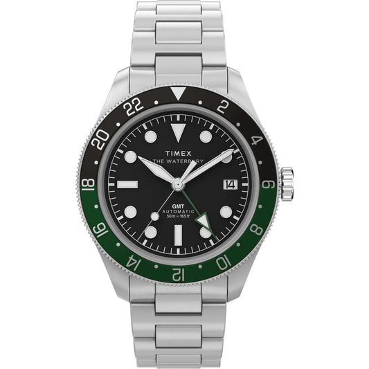 Timex Waterbury Black Dial Mechanical Automatic Men's Watch TW2Y60800UJ
