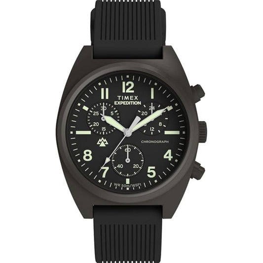 Timex Expedition Tonneau Black Dial Analog Men's Watch TW2Y61000UJ