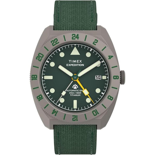 Timex Expedition Tonneau Green Dial Automatic Men's Watch TW2Y63400UJ