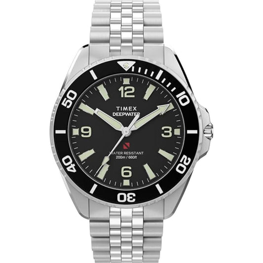 Timex Deepwater Arctic Black Dial Analog Men's Watch TW2Y64500IK
