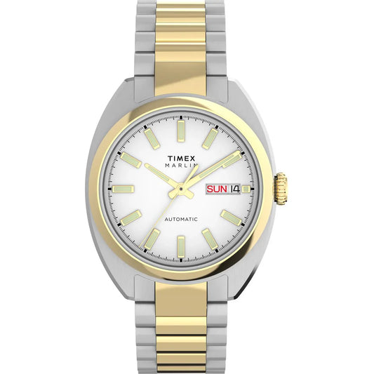 Timex Marlin Silver Dial Mechanical Automatic Men's Watch TW2Y65100UJ